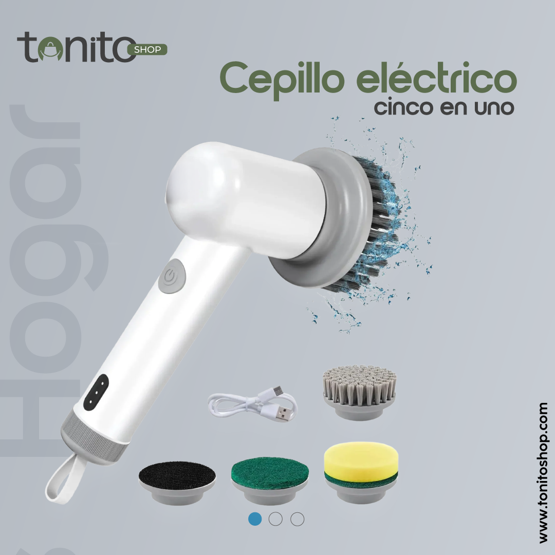 CEPILLO ELECTRICO DE LIMPIEZA 5 EN 1