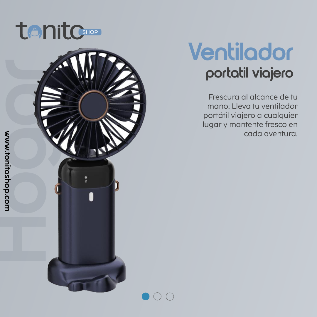 VENTILADOR PORTATIL VIAJERO