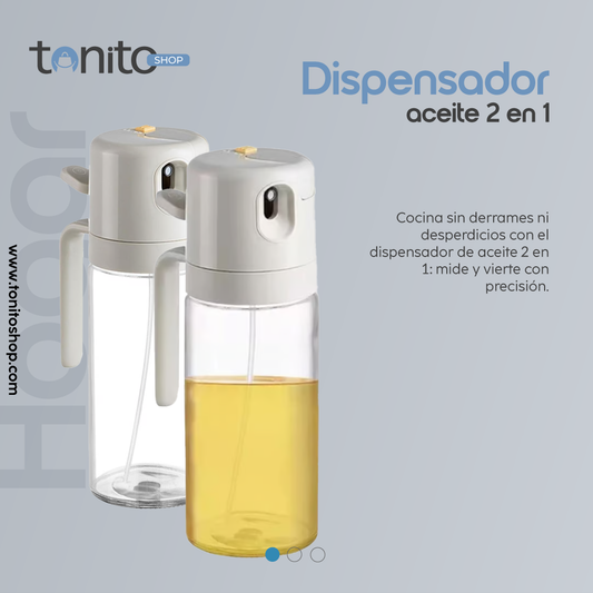 DISPENSADOR DE ACEITE 2 EN 1