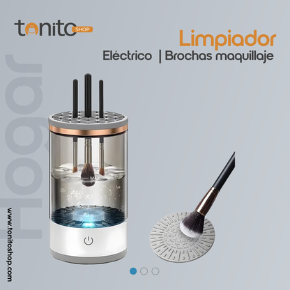 LIMPIADOR ELECTRICO DE BROCHAS DE MAQUILLAJE