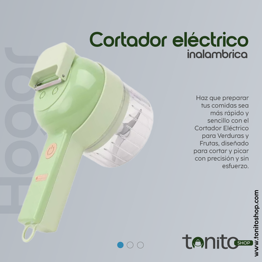 CORTADOR ELECTRICO PARA VERDURA Y FRUTA