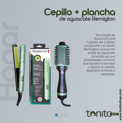 PLANCA Y CEPILLO DE AGUACATE REMINGTON