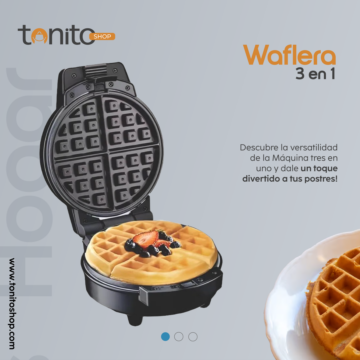 WAFFLERA 3 EN 1